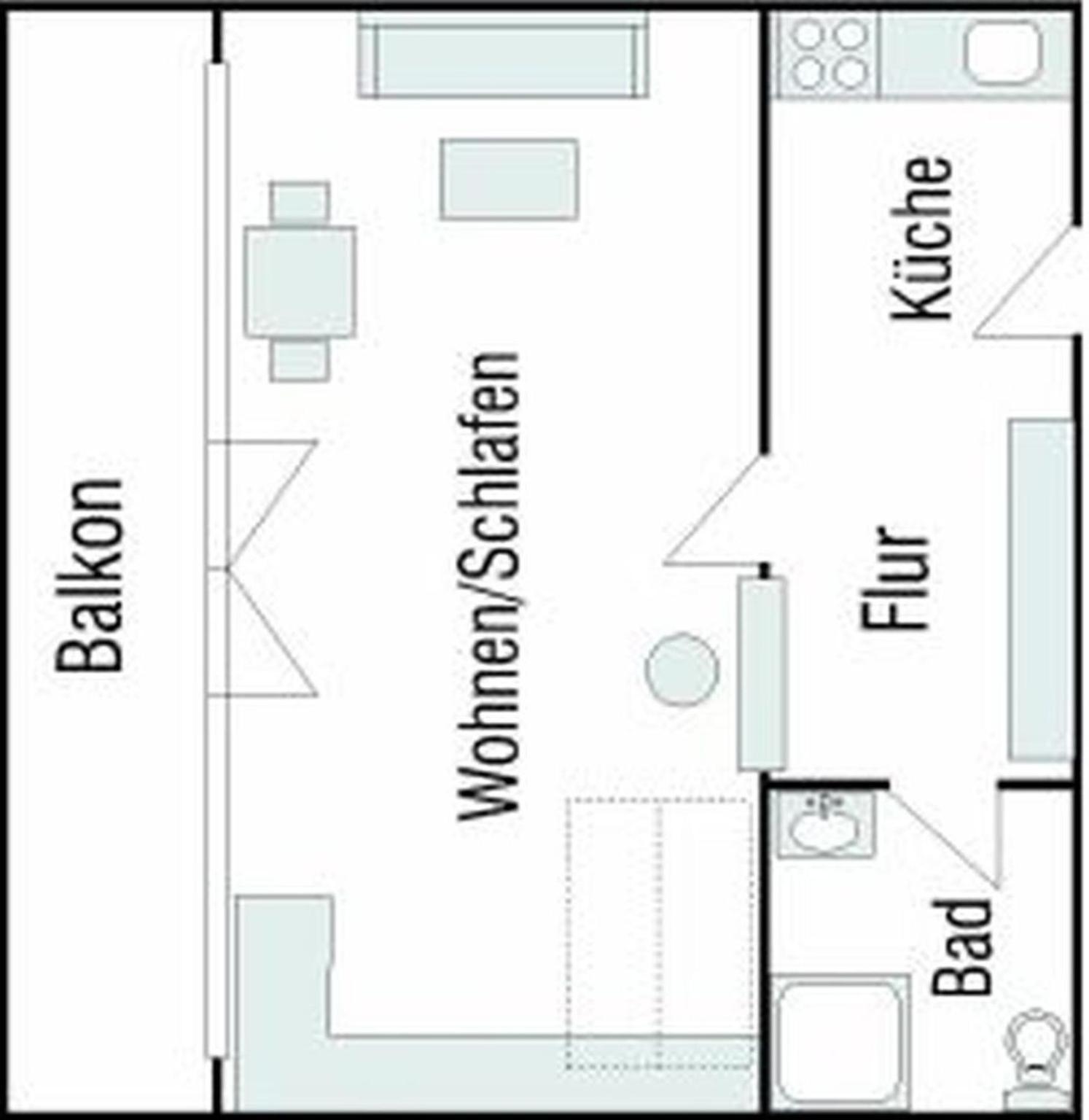 6-208, Sehr Strandnah, Im Herzen Westerlands, Westbalkon, 1 Zi Exterior photo